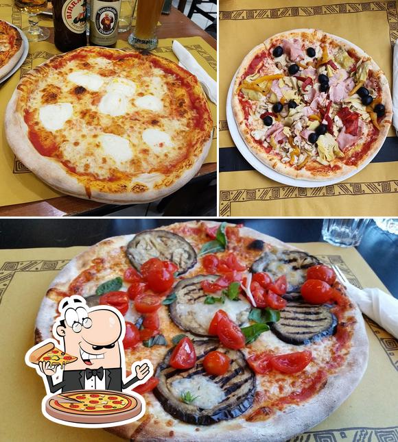 Try out various variants of pizza