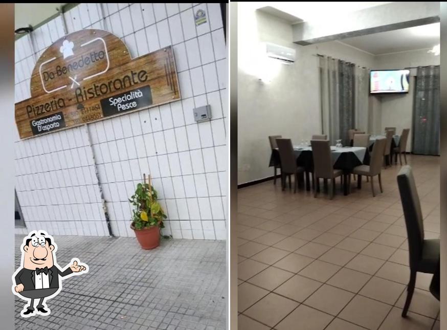 Gli interni di ristorante pizzeria da Benedetto