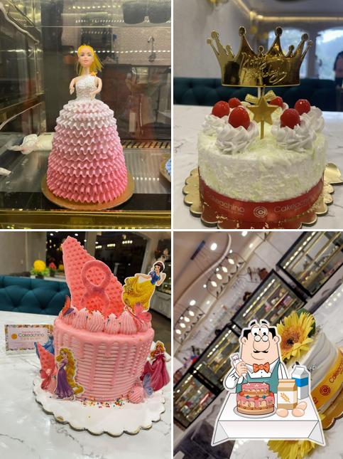 Look at this picture of Cakeachino cafe au lait