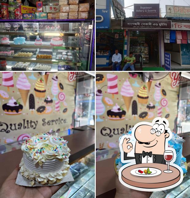 Take a look at the image displaying food and interior at Bageswari Bekary N Sweets