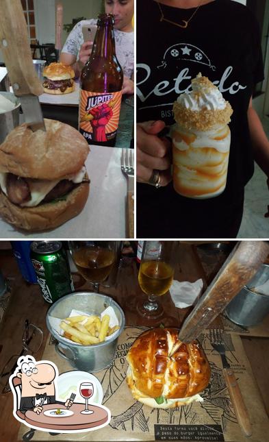 Comida em Retado Burger