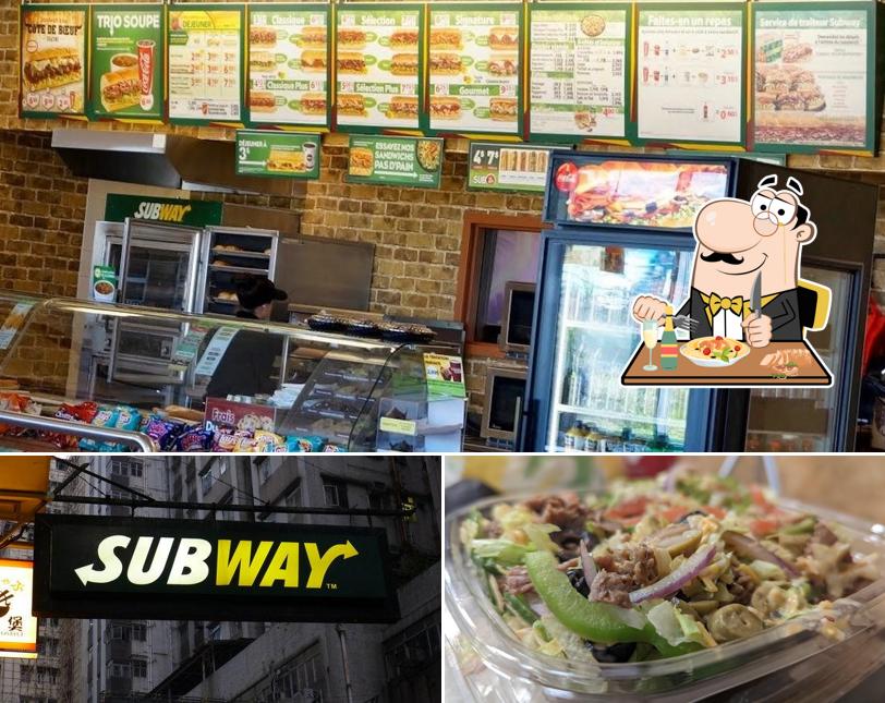 Nourriture à Subway