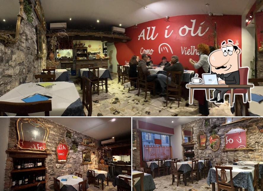 L'intérieur de Ristorante All i Oli