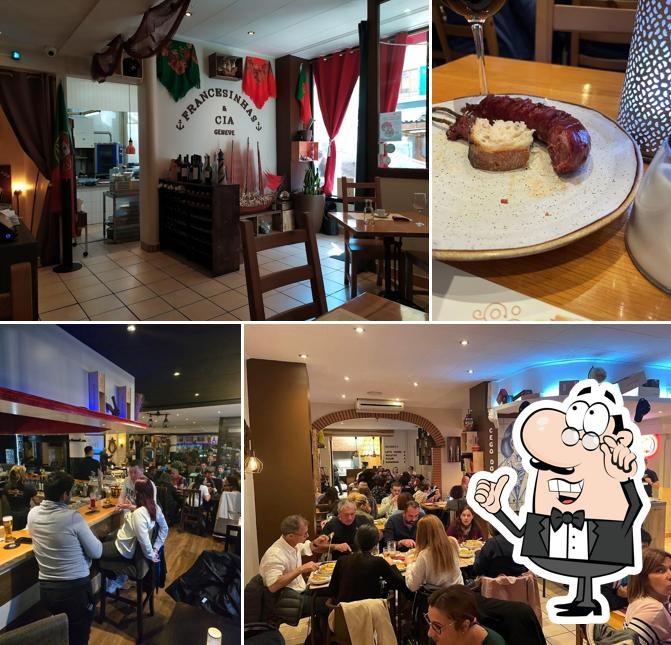 Gli interni di Francesinhas & Cia