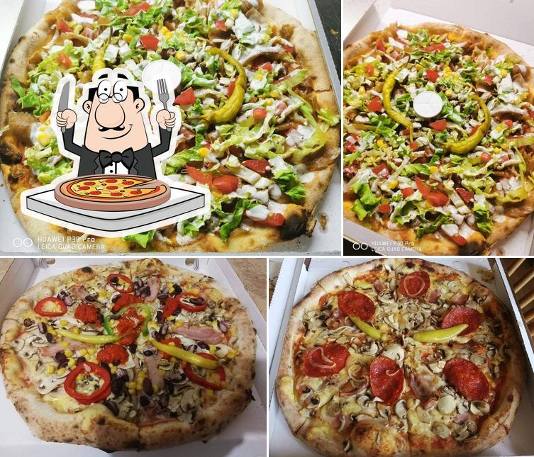 Choisissez des pizzas à Golden Kebab Fast Food 54 Ž