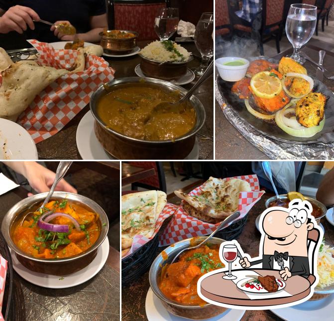 Elige un plato con carne en Little India Restaurant