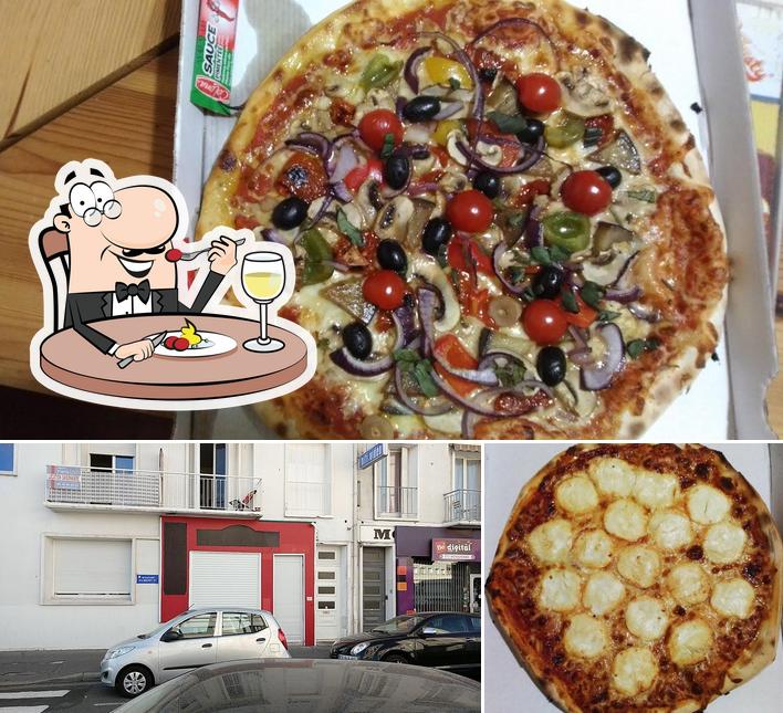 Parmi les diverses choses de la nourriture et la intérieur, une personne peut trouver sur Ital'Pizz