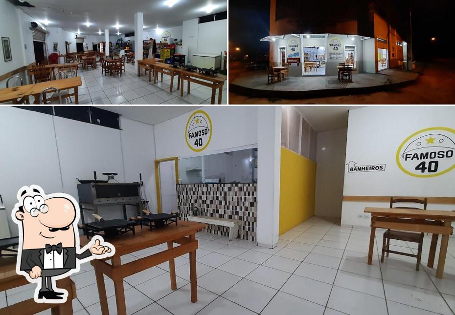 Veja imagens do interior do Famoso Bar 40 (petiscaria e conveniencia)
