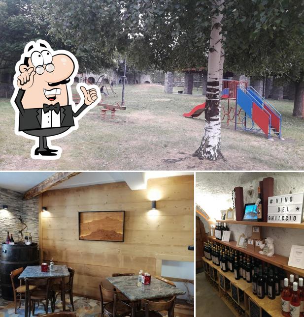 La interni e alcol del ristorante