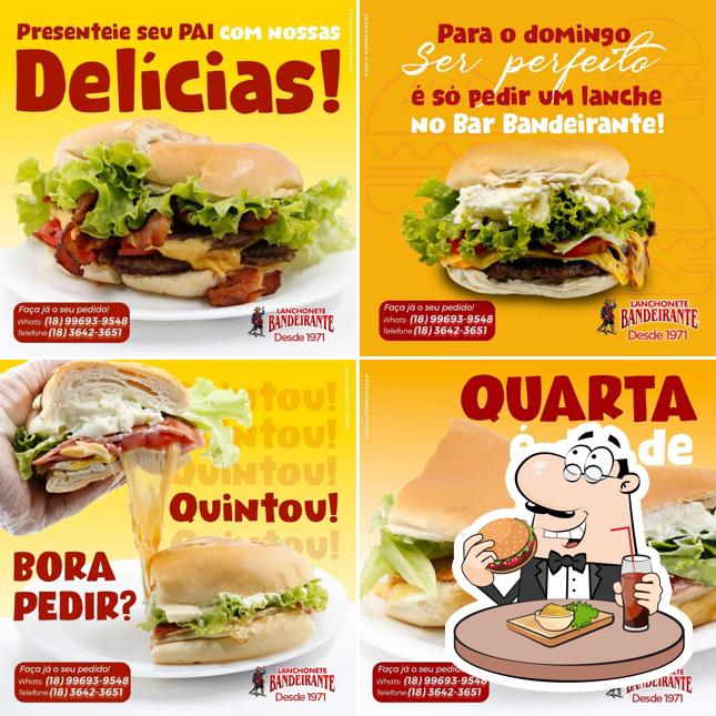 Las hamburguesas de Lanchonete Bandeirantes gustan a una gran variedad de paladares