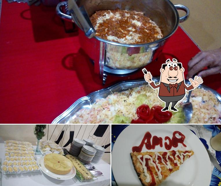 Comida em Estação da Pizza Restaurante a La Carte Churrascaria