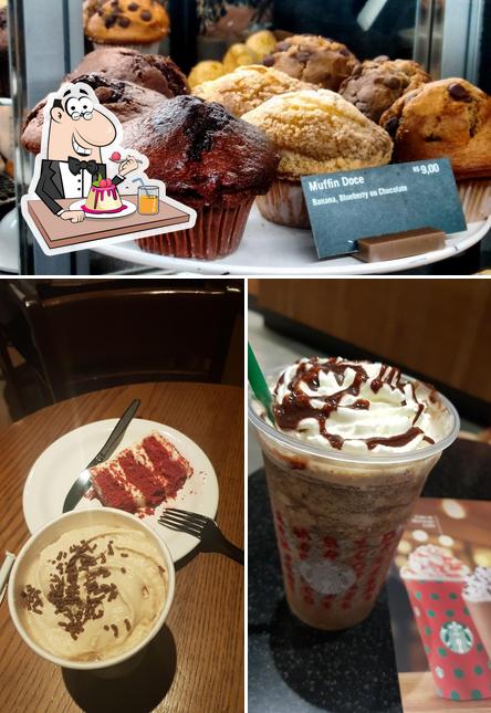 Starbucks oferece uma gama de pratos doces