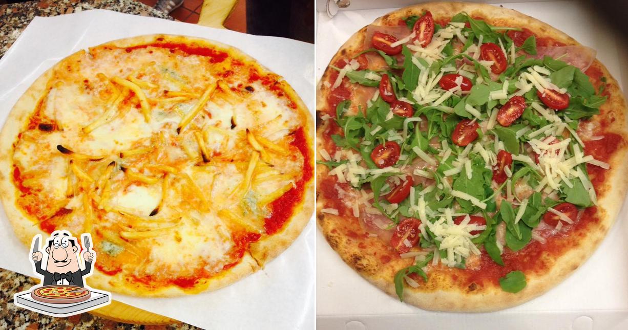 A Pizzeria da zio pe' Genova, puoi ordinare una bella pizza