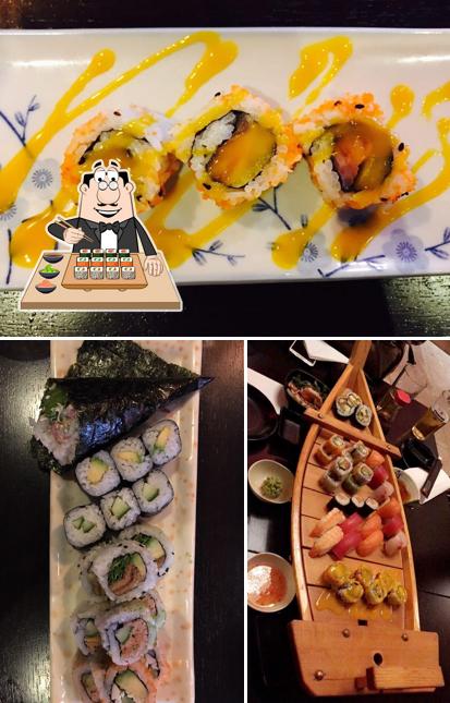 Genroku Sushi Restaurant te ofrece rollitos de sushi