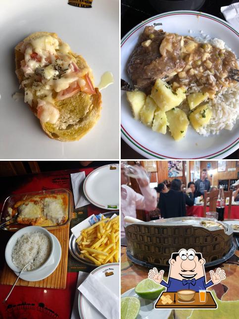 Platos en Cantina Roma