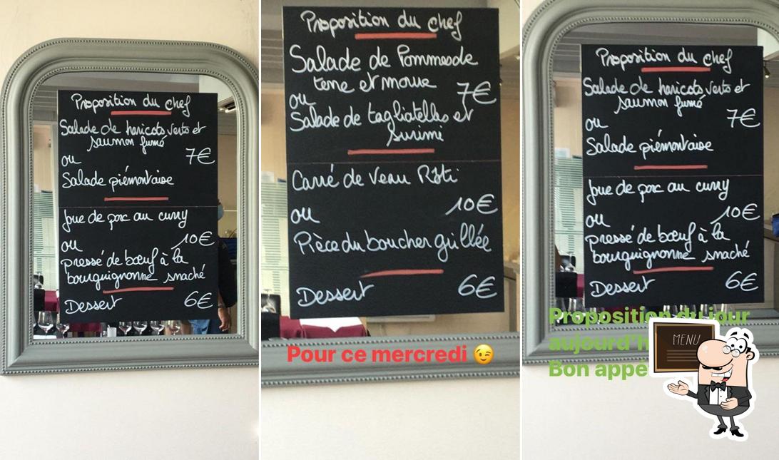 Le menu du tableau liste les options disponibles)