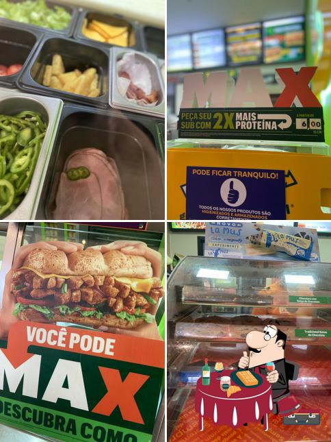 Subway - Mogi Shopping serve uma escolha de pratos doces