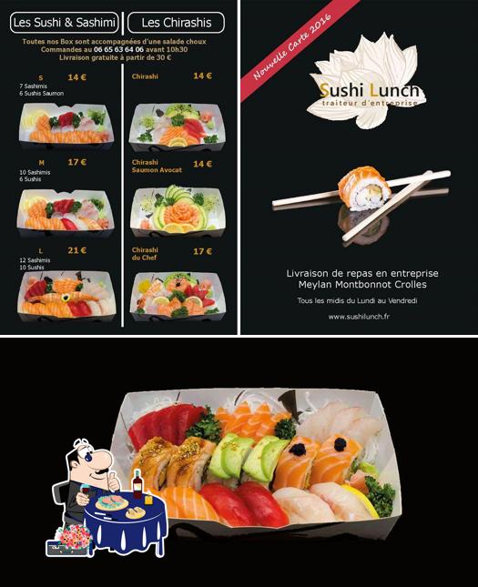 Sashimi en Sushi Lunch