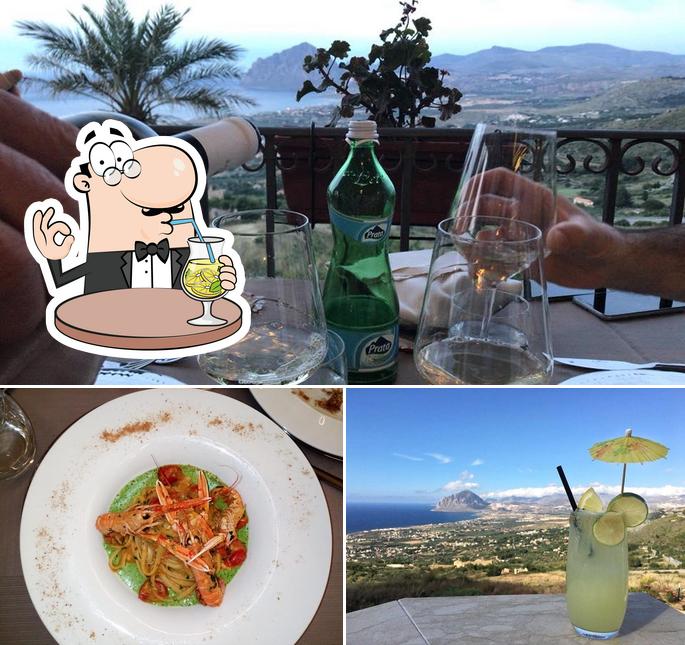 The image of drink and food at Venere di Erice Resort - Valderice