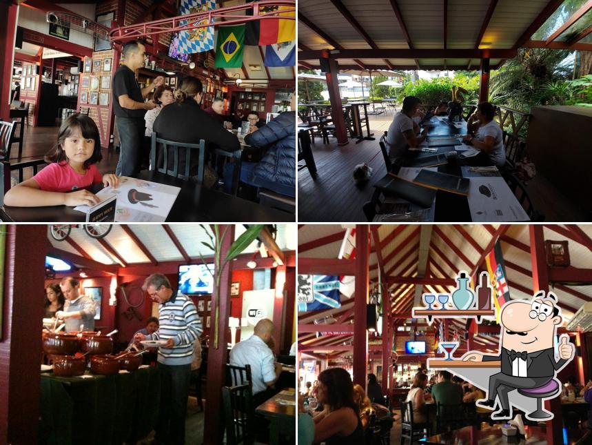 Veja imagens do interior do Biergarten