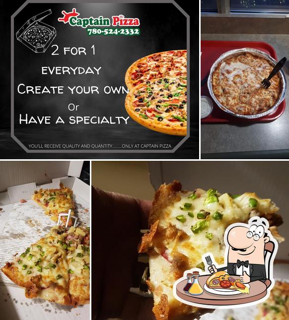 Choisissez des pizzas à Captain Pizza