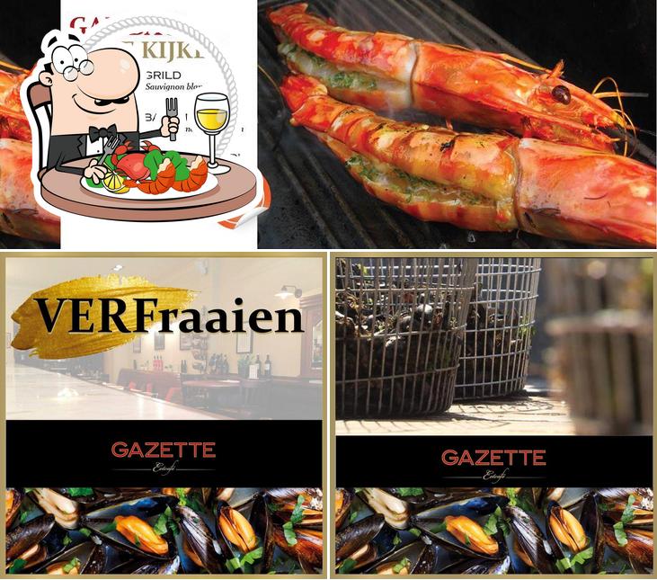 Commandez des fruits de mer à Gazette