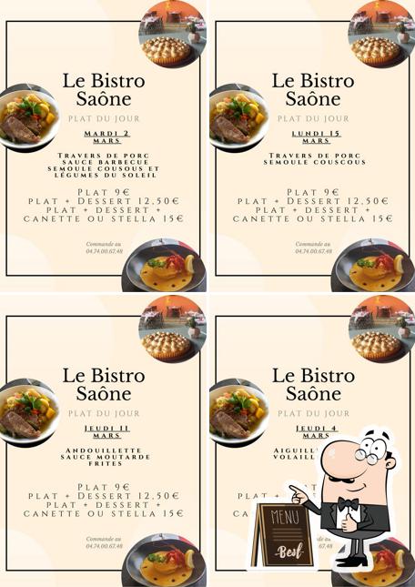 See this pic of Bistro Saône