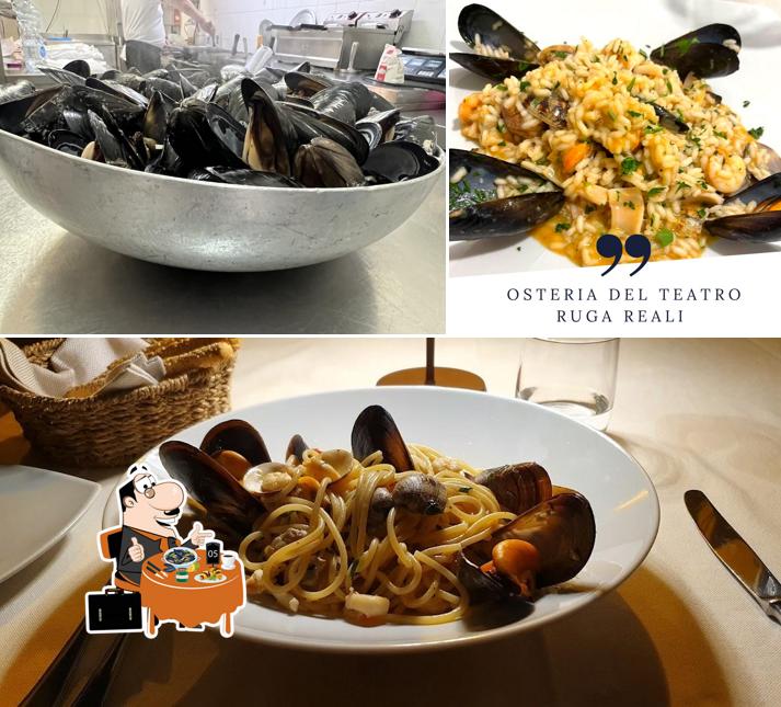 Cozze al Ristorante Ruga Reali, Osteria del teatro