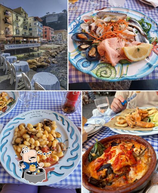 Platti al Trattoria Da Emilia