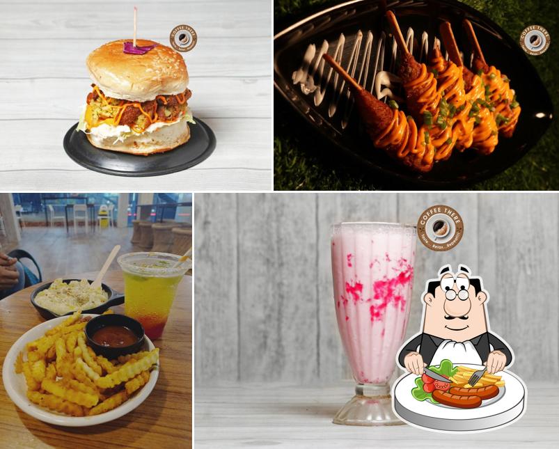 Pulled pork sandwich at Coffee There