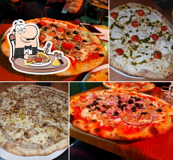 En Delizie Italiane, puedes probar una pizza