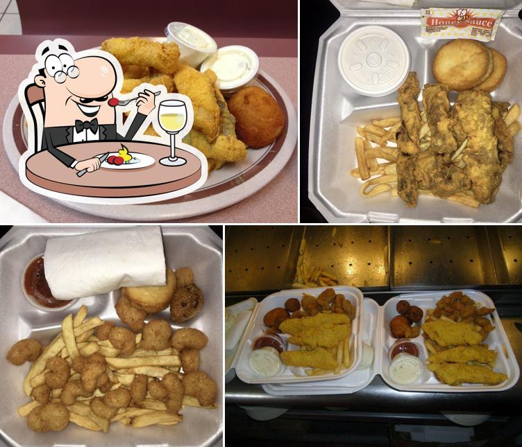 Restaurante Dimba's Chicken & Seafood, Lubbock, Quaker Ave Carta del