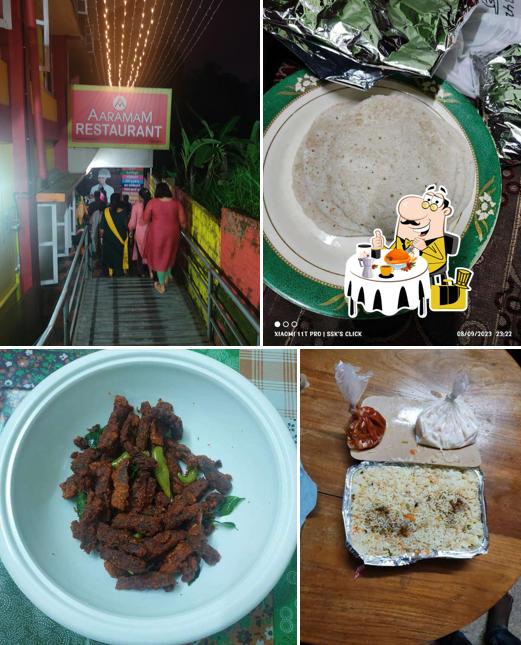 Food at Aaramam Hotel