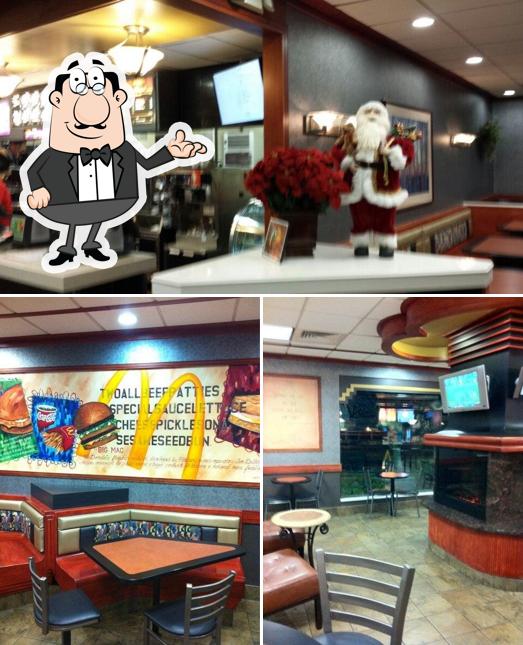 El interior de McDonald's