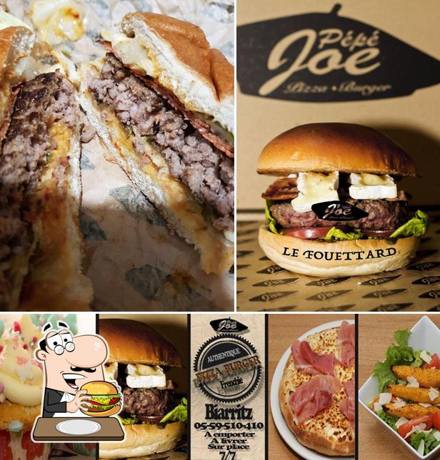 Commandez un hamburger à Pépé Joe Biarritz - Pizzas & Burgers