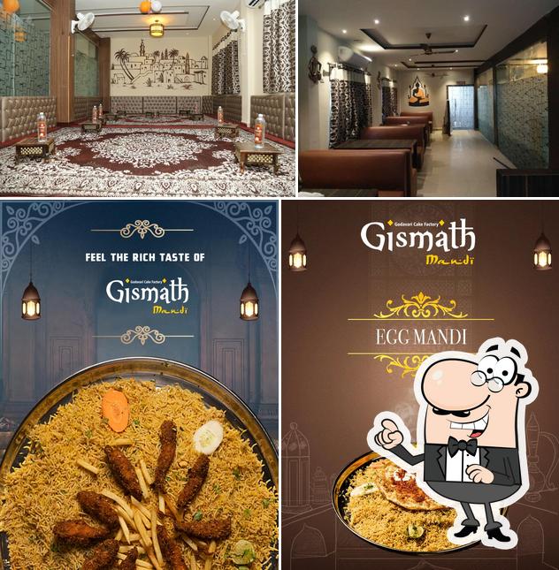 The image of Gismath Mandi’s interior and food