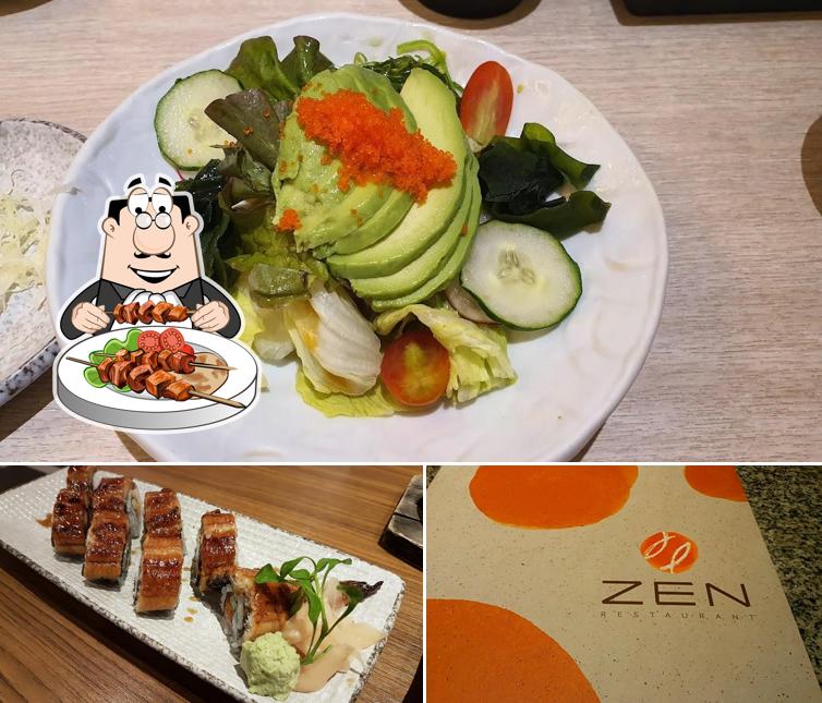 Food at Zen Japanese Restaurant