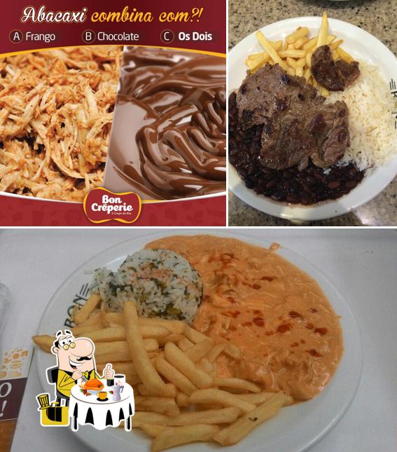 Comida em Bon Crêperie