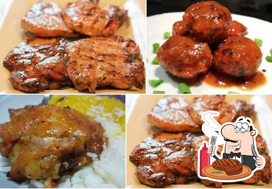 Escolha refeições de carne no Chanty Restaurante