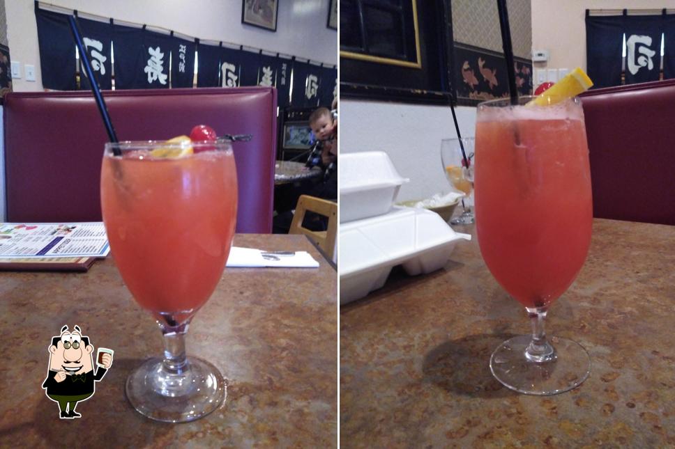 Enjoy a drink at Oasis International Cuisine