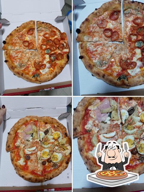 Consiga diferentes variedades de pizza