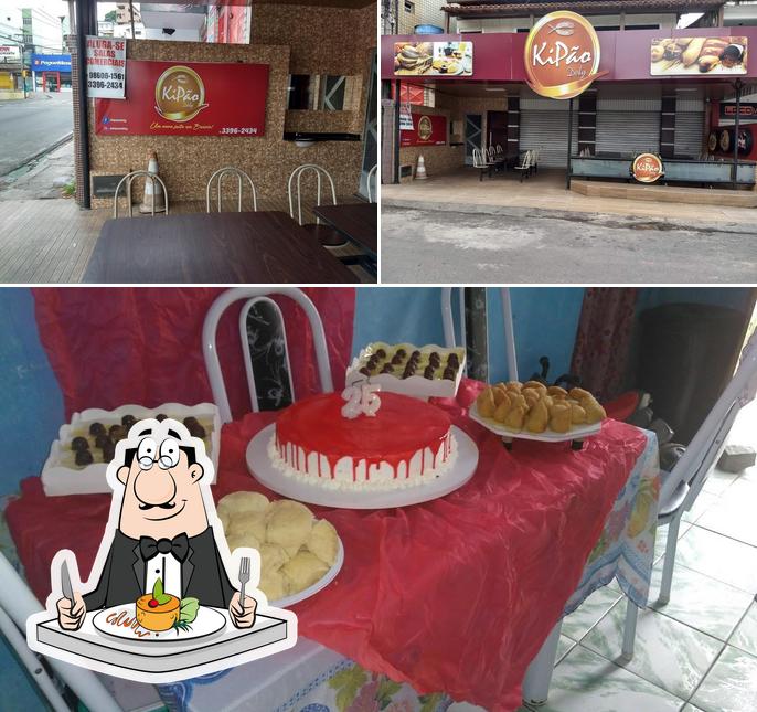 A imagem da comida e exterior no Kipão Dely Delicatessen