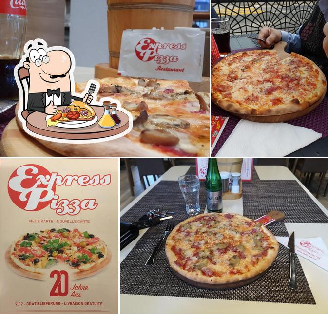 Choisissez des pizzas à Express Pizza