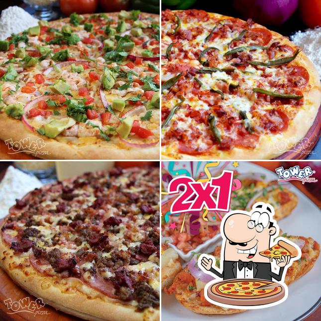 Elige una pizza en Tower Pizza - Calzada