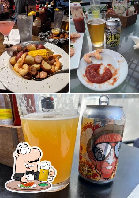 Enjoy a beer with dinner