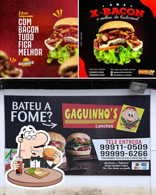 Os hambúrgueres do Gaguinho's Lanches irão satisfazer diferentes gostos