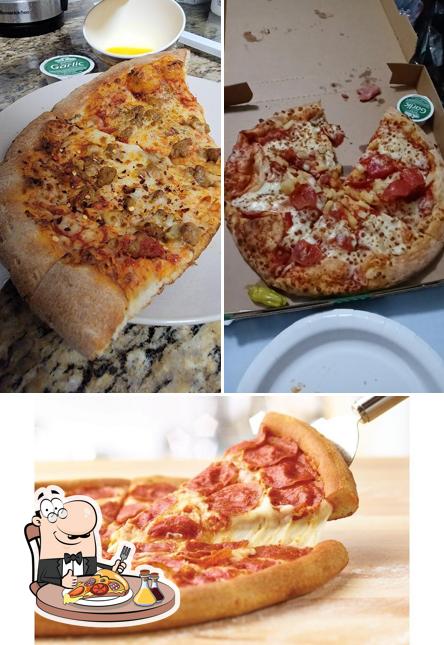 Get pizza at Papa Johns Pizza