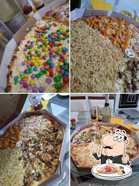 Consiga diferentes variedades de pizza