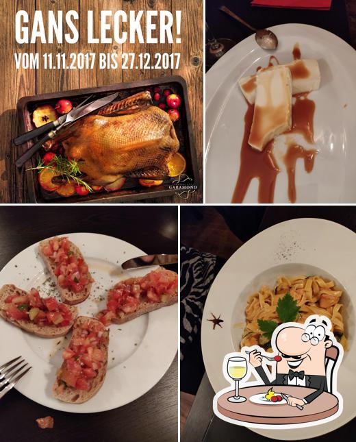 Nourriture à Restaurant Garamond
