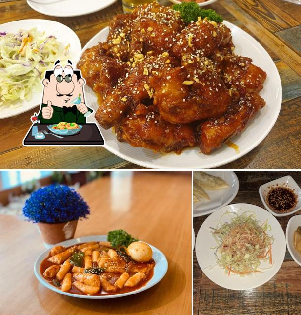 Meals at 붐치킨 boom chicken